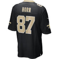 Johmsee NO.Saints #87 Joe Horn Black Game Retired Player Jersey