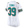 Johmsee M.Dolphins #39 Larry Csonka White Retired Player Jersey