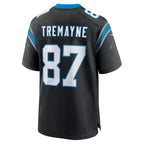 Johmsee C.Panthers #87 Brycen Tremayne Black Team Game Jersey