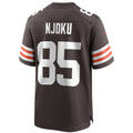 Johmsee C.Browns #85 David Njoku Brown Player Game Jersey