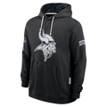 Johmsee MN.Vikings Black 2026 Salute to Service Sideline Dri-FIT Pullover Hoodie Jerseys