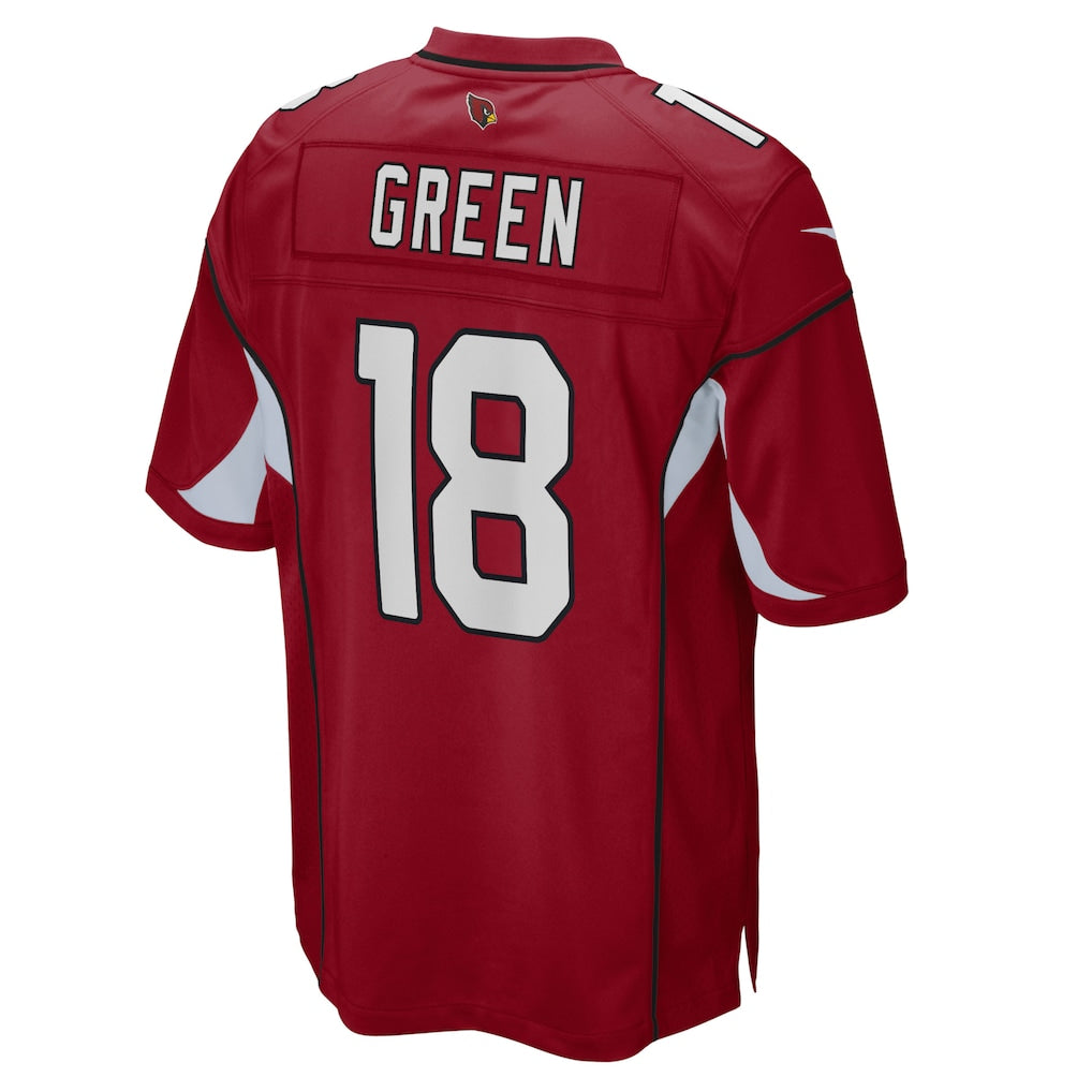 Johmsee A.Cardinals #18 A.J. Green Cardinal Game Jersey