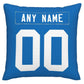 Custom IN.Colts Pillow Decorative Throw Pillow Case - Print Personalized Football Team Fans Name & Number Birthday Gift Football Pillows