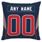 Custom H.Texans Pillow Decorative Throw Pillow Case - Print Personalized Football Team Fans Name & Number Birthday Gift Football Pillows