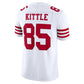 SF.49ers  # 85 George Kittle New White Stitched American Football Jerseys 2022