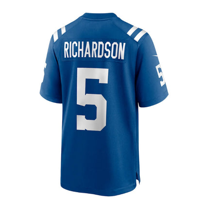 IN. Colts #5 Anthony Richardson 2023 Draft First Round Pick Game Jersey - Royal Stitched American Football Jerseys