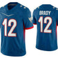 TB.Buccaneers #12 Tom Brady Blue 2022 Pro Bowl Vapor Untouchable Stitched Limited Jersey American Football Jerseys