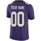 Custom B.Raven Stitched American Football Jerseys Personalize Birthday Gifts Purple Jersey