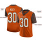 Custom C.Brown Stitched American Football Jerseys Personalize Birthday Gifts Orange Jersey
