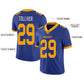 Custom LA.Chargers Stitched American Football Jerseys Personalize Birthday Gifts Powder Blue Jersey