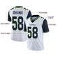 Custom S.Seahawks Stitched American Football Jerseys Personalize Birthday Gifts White Jersey